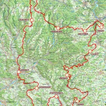 Map of the Frankenwaldsteig